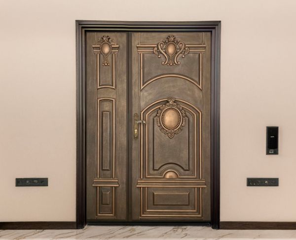 鑄鋁鋼木門產品圖